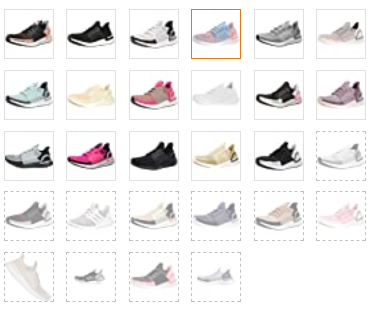Adidas Women's Ultraboost 19 Running Shoe color list