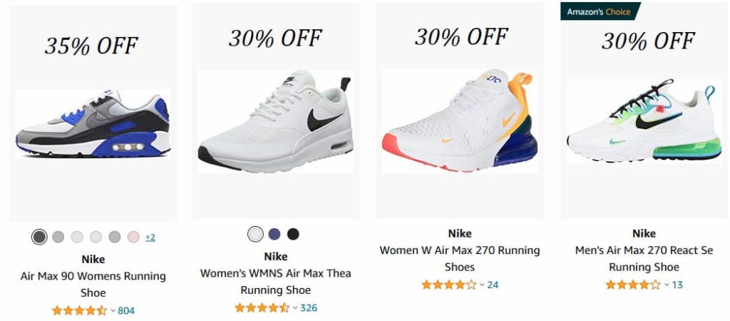 Today 30% OFF Nike air max shoe for women
