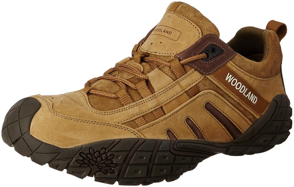 Woodland Nubuk Leather Sneakers for mens